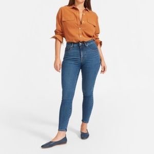 EVERLANE BlueJeans Regular High Rise Skinny Size 27